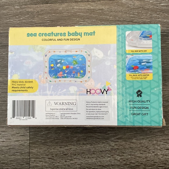 New Hoovy Inflatable Tummy Time Water
Play Mat - Picture 2 of 9